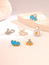 Yellow Chimes decorative nose ring - boho style for festivals